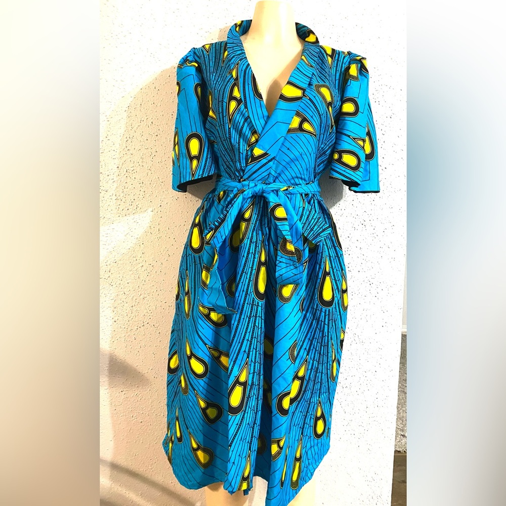 Ankara dressing gown